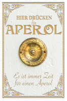 Blechschild für Aperol Liebhaber  - Hier...