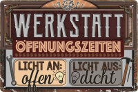 Blechschild für die Werkstatt – lustiger...