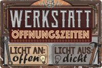 Blechschild für die Werkstatt – lustiger...