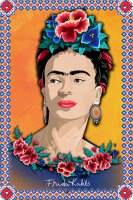 Blechschild  für Frida Kahlo Fans und Liebhaber...