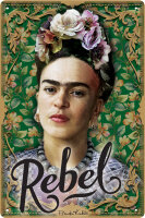 Blechschild  für Frida Kahlo Fans und Liebhaber...