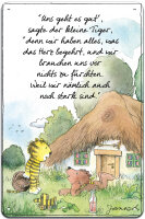 Blechschild für Kinderbuch und Janosch Fans:...