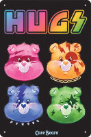 Blechschild für Care Bears Fans – Hugs