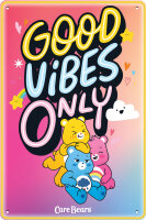 Blechschild für Care Bears Fans – Good vibes only