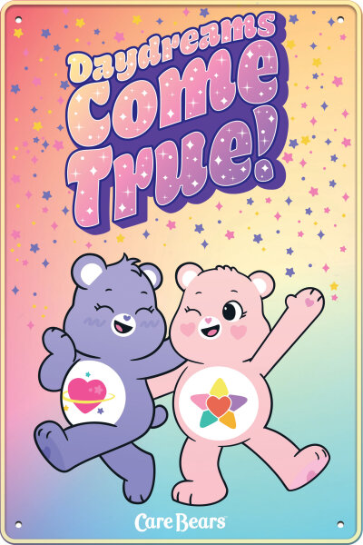 Blechschild für Care Bears Fans – Daydreams come true