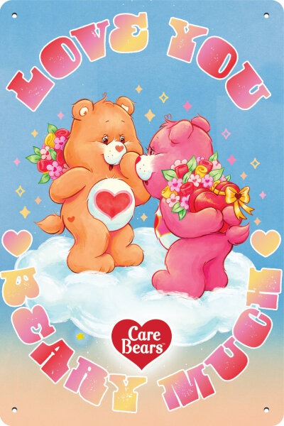 Blechschild für Care Bears Fans – Love you beary much!