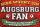 Blechschild für Fussball Fans - Retro Fan Artikel (Augburg)