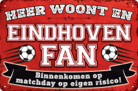 Blechschild für Fussball Fans - Retro Fan Artikel...