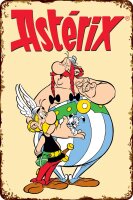 Blechschild für ASTERIX, OBELIX und IDEFIX Fans,...