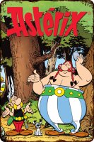 Blechschild für ASTERIX, OBELIX und IDEFIX Fans,...