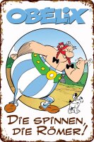 Blechschild für ASTERIX, OBELIX und IDEFIX Fans,...