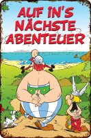 Blechschild für ASTERIX, OBELIX und IDEFIX Fans,...