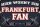 Blechschild für Eishockey Fans (Hier wohnt ein Frankfurt Fan)