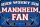 Blechschild für Eishockey Fans (Hier wohnt ein Mannheim Fan)