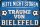 Blechschild für Fussball Fans - Retro Fan Artikel (Bielefeld)
