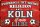 Blechschild für Fussball Fans - Retro Fan Artikel (Köln)