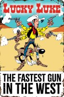Blechschild für LUCKY LUKE Fans, Western Comic...