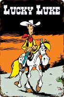 Blechschild für LUCKY LUKE Fans, Western Comic...