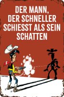 Blechschild für LUCKY LUKE Fans, Western Comic...