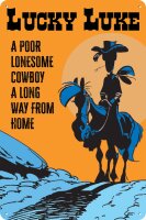 Blechschild für LUCKY LUKE Fans, Western Comic...