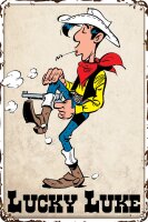 Blechschild für LUCKY LUKE Fans, Western Comic...