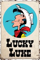 Blechschild für LUCKY LUKE Fans, Western Comic...