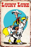 Blechschild für LUCKY LUKE Fans, Western Comic...