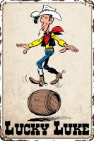 Blechschild für LUCKY LUKE Fans, Western Comic...