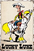 Blechschild für LUCKY LUKE Fans, Western Comic...