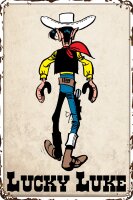 Blechschild für LUCKY LUKE Fans, Western Comic...