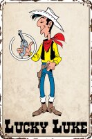 Blechschild für LUCKY LUKE Fans, Western Comic...