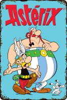 Blechschild f&uuml;r ASTERIX, OBELIX und IDEFIX Fans,...