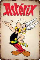 Blechschild f&uuml;r ASTERIX, OBELIX und IDEFIX Fans,...