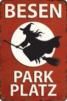 Blechschild f&uuml;r Magier, Hexen und Zauberer (Hexen...